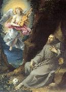 St Francis Consoled by an Angel